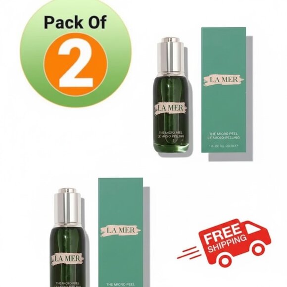 La Mer The Micro Peel 1oz – Full Size | NEW in Box | Luxury Skincare – Set of 2 - Picture 1 of 4